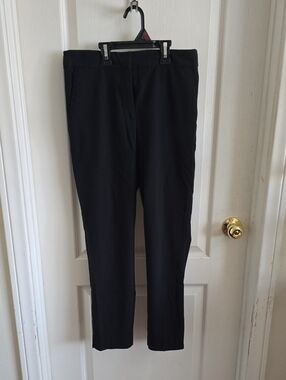 Zara Black Pinstripe Dress Pants